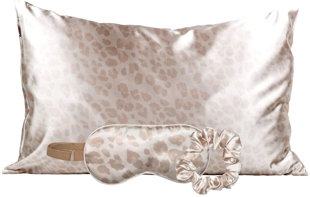 LEOPARD PRINT SATIN SLEEP SET