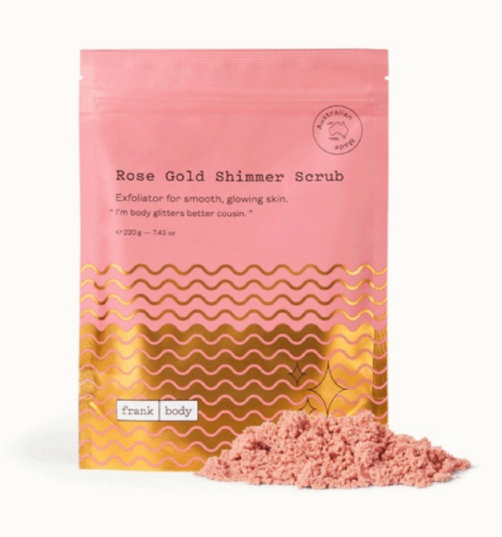 Rose Gold Shimmer Scrub