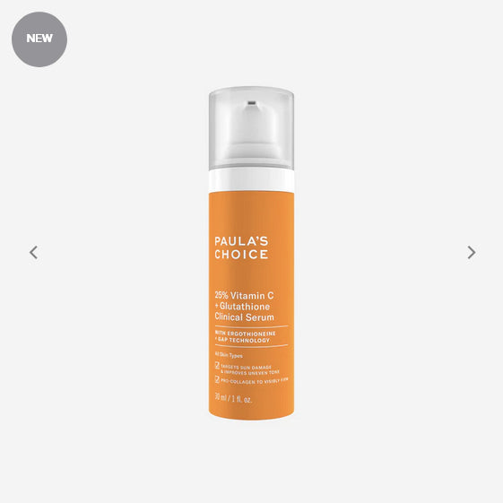 (NEW) Paula's Choice 25% Vitamin C + Glutathione Clinical Serum
