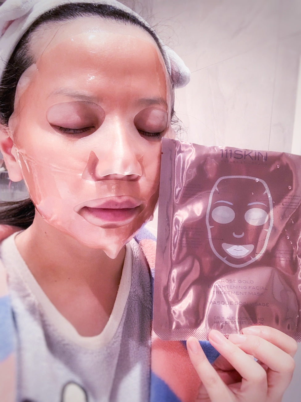 Rose Gold Brightening Facial Treatment Mask