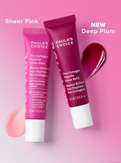 Paula's Choice Pro-Collagen Peptide Plumping Gloss Balm Lip Treatment -Deep Plump