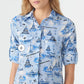 Karl Lagerfeld -PARIS WHIMSY PRINT BLOUSE