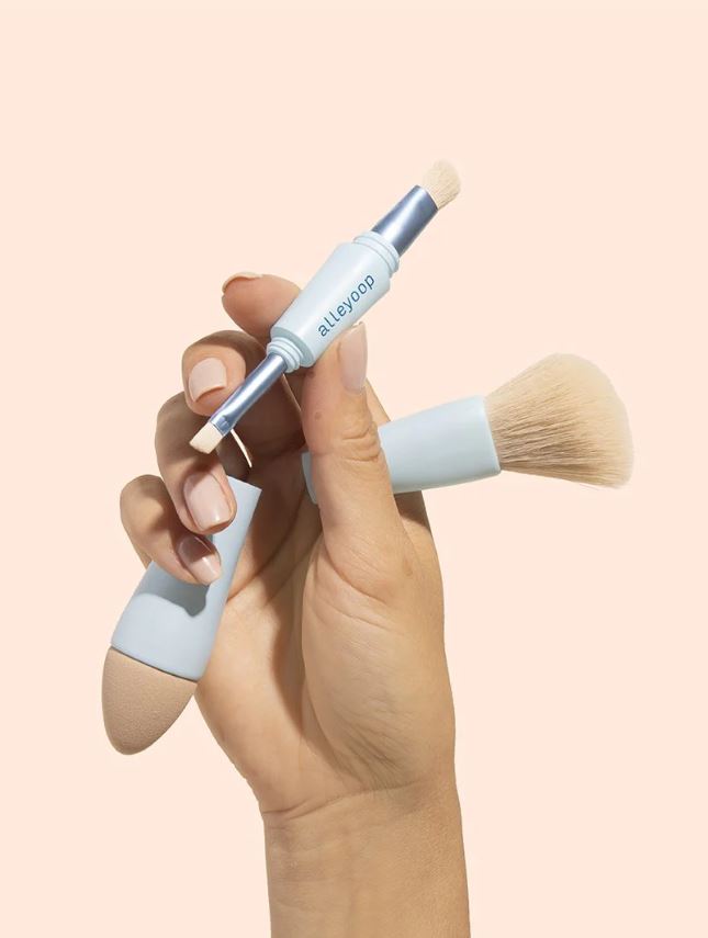 Alleyoop multi-tasker 4-in-1 makeup brush