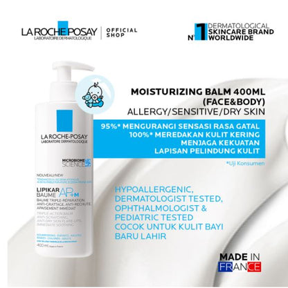 La Roche Posay Lipikar Baume AP+M Balm Face/ Body Moisturizer