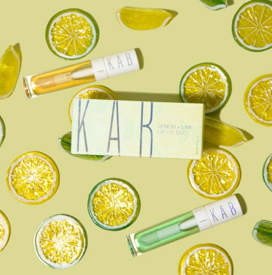 KAB LEMON+LIME LIP OIL DUO