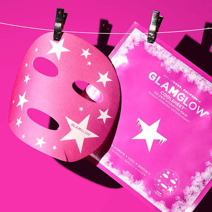 GLAMGLOW COOLSHEET NO-DRIP HYDRATING MASK PC