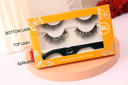 Monarch eye Lash Pack Bulu mata Palsu flirtacious looks