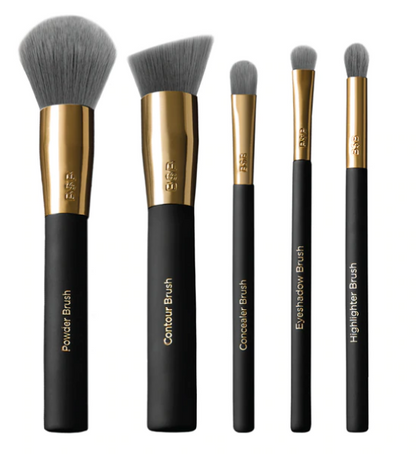 Charcoal 5 Piece Brush Set - INDOSHOPPER