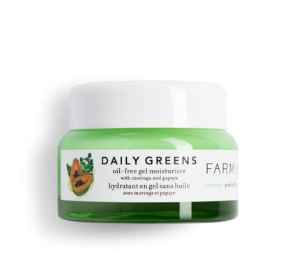 DAILY GREENS oil-free gel moisturizer with moringa and papaya